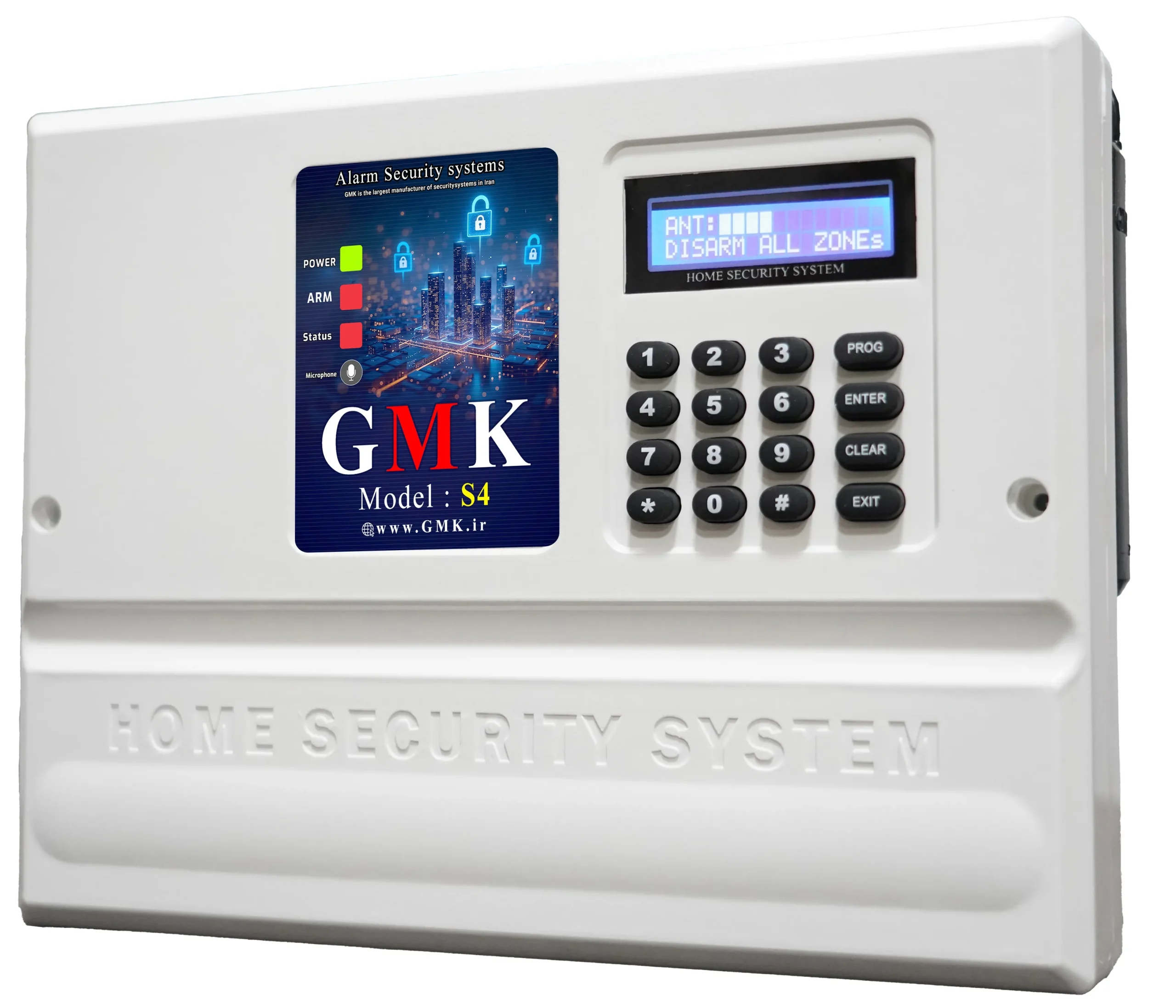 دزدگیر اماکن سیمکارتی GMK مدل S2 PLUS با ریموت ضد هک ،8 زون باسیم و بی سیم